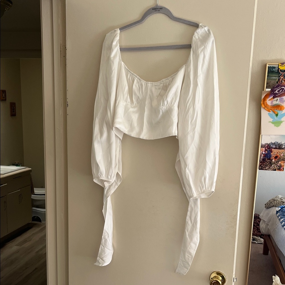 Chic White Women's Blouse